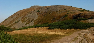 Nationalparken runt berget Babia Góra i Karpaterna