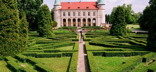 Slottet i Baranów Sandomierski nära Rzeszów i sydöstra Polen