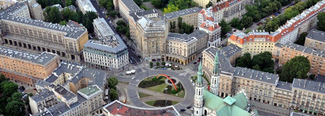 Picture: Warszawa z lotu ptaka